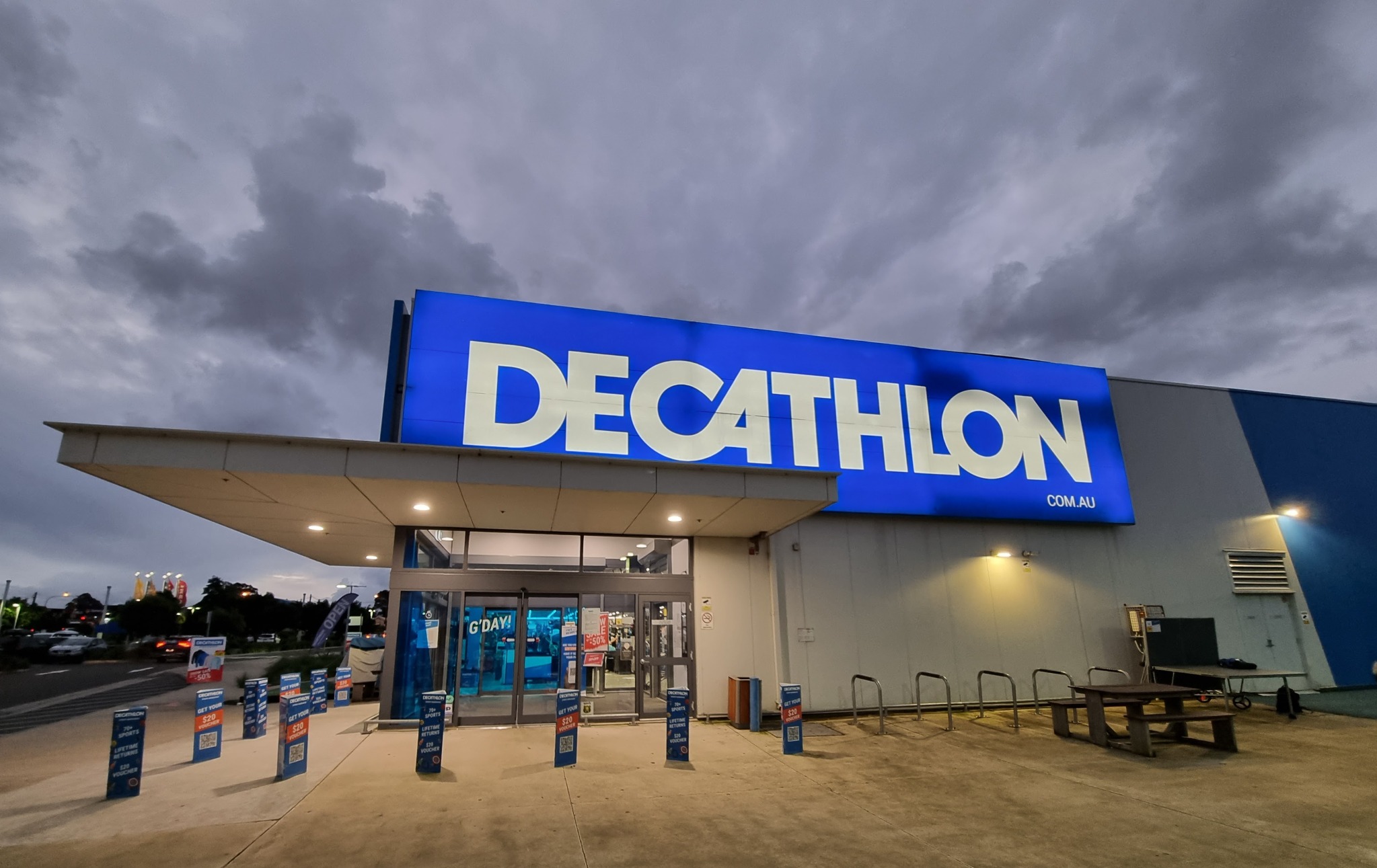 Decathlon store exterior