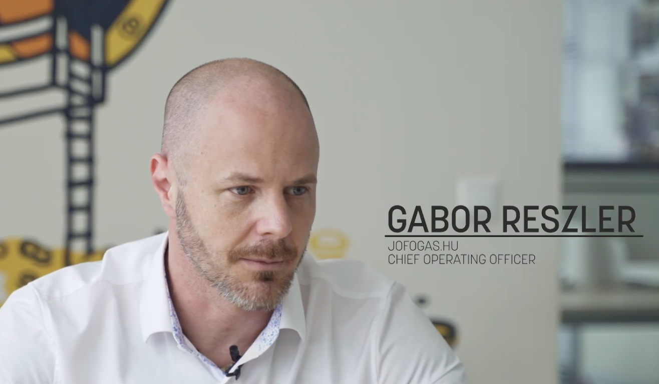 Jofogas case study featuring Gabor Reszler